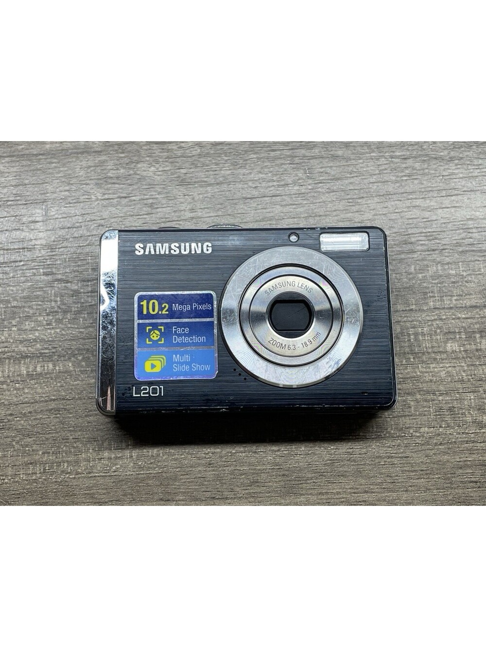 Samsung L Series L201 10.2MP Digital Camera Black *UNTESTED (No Battery)